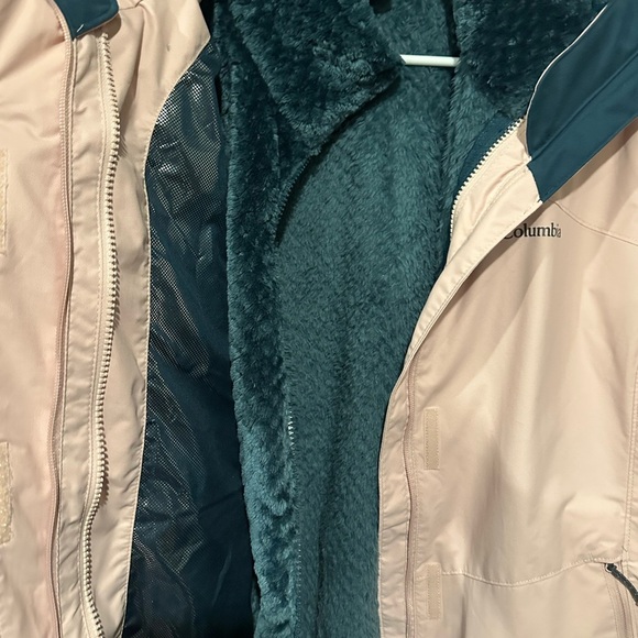 Columbia Bugaboo II Interchangeable Women's Light Pink Ski Jacket - Picture 5 of 5